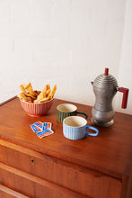 Load image into Gallery viewer, Wittle Mug - Blue Pinstripe